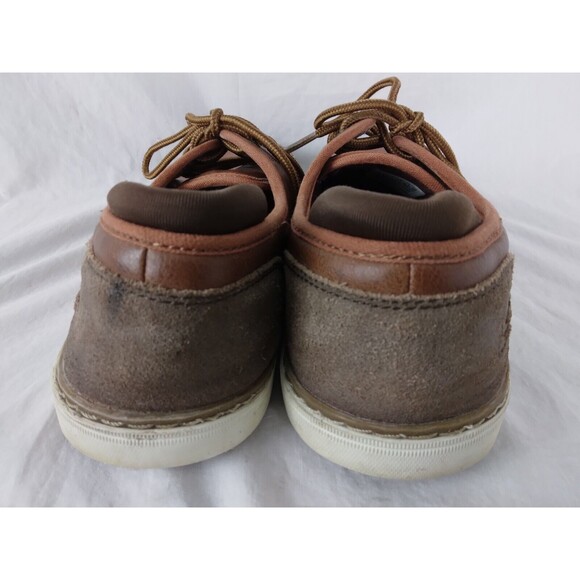 Skechers 65270 Brown Leather Shoes Loafers Boat Shoes Memory Foam Mens Size 8.5 - Picture 10 of 11